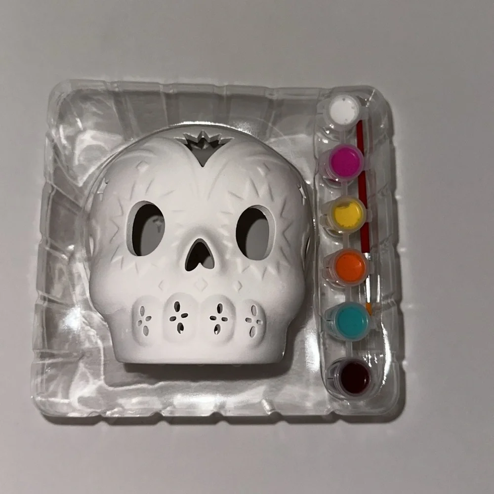 Target Mondo Llama x Luis Pinto light up paint yourself ceramic calavera skull